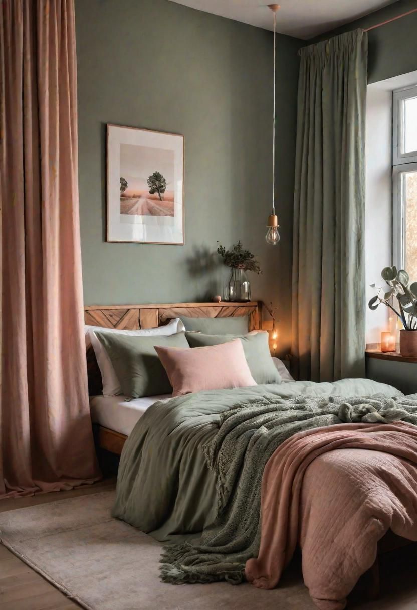 38. Romantic Soft Sage Bedroom Palette