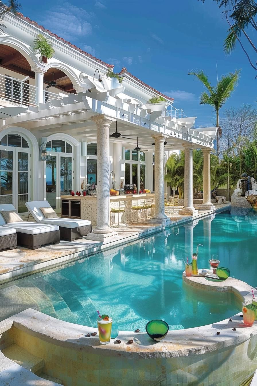 7. Sunken Poolside Bar Ideas - photo 3