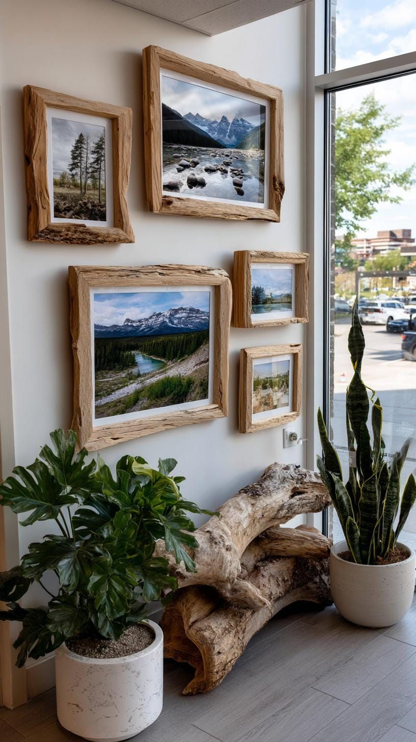 22. Rustic Wooden Frames with a Nature Theme - photo 2