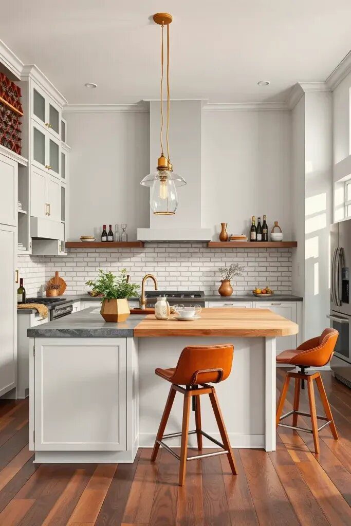 Free-Standing Kitchen Islands With Character