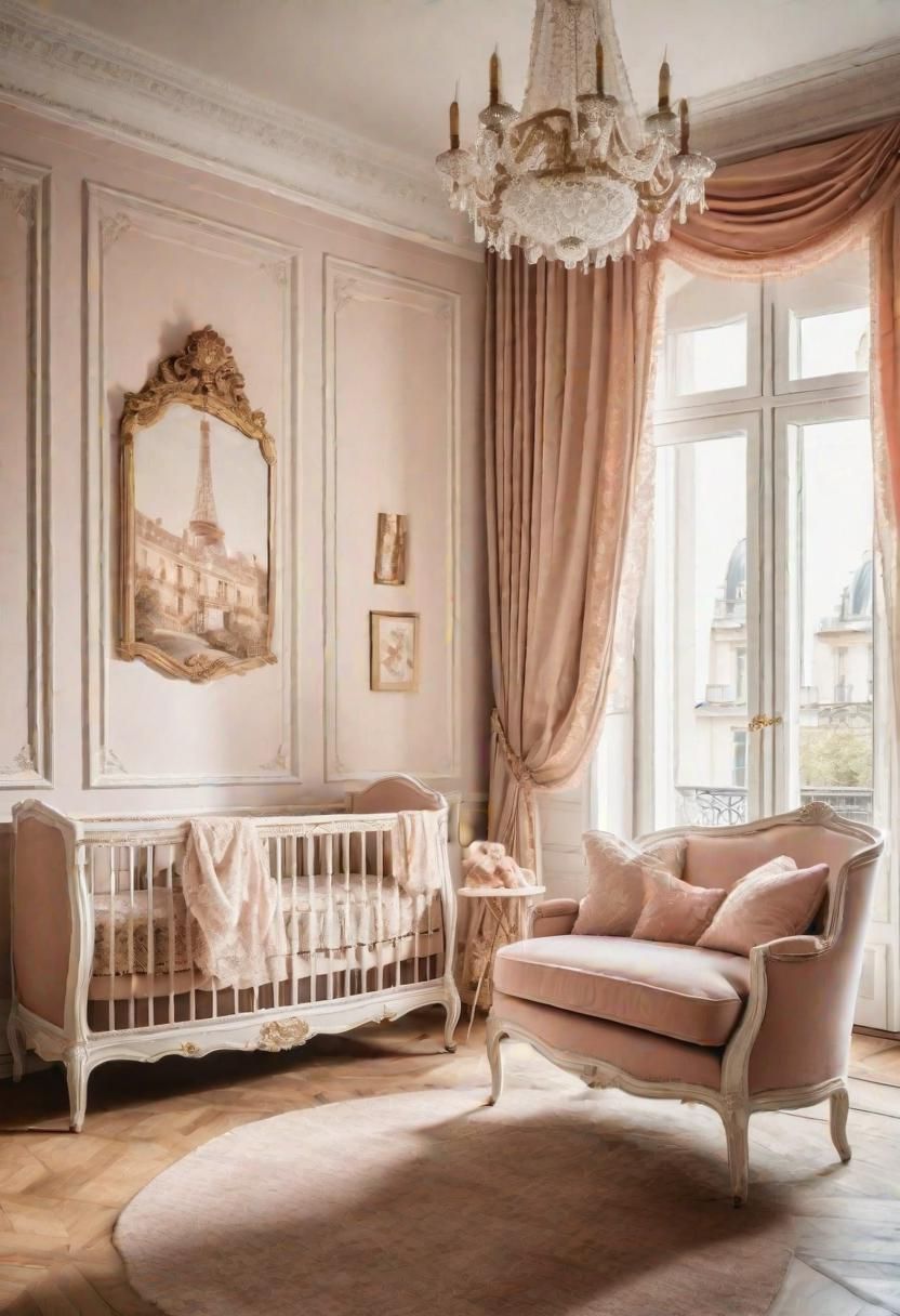 17. Parisian Chic Nursery Palace