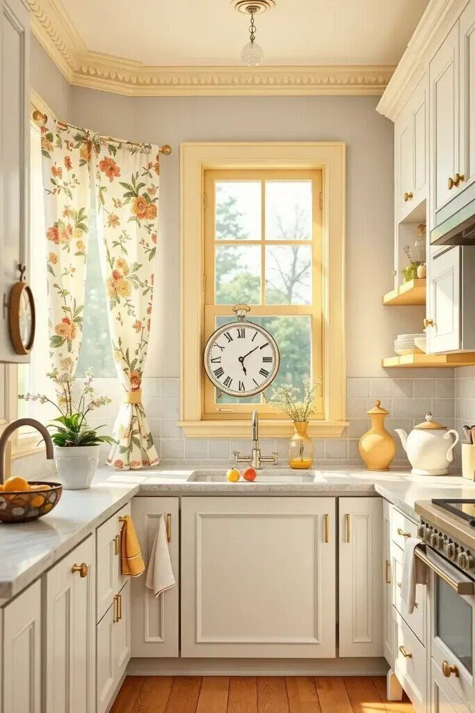 Sunny Yellow Flower Accents For Kitchen Decorating - photo 2