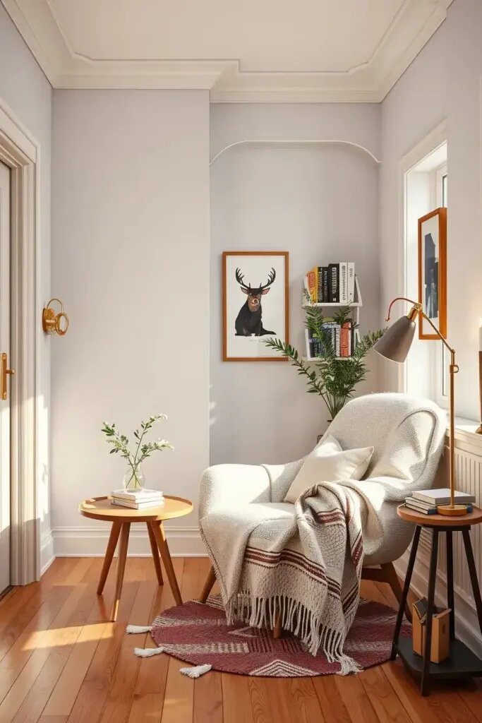 Cozy Reading Nooks with Scandinavian Charm