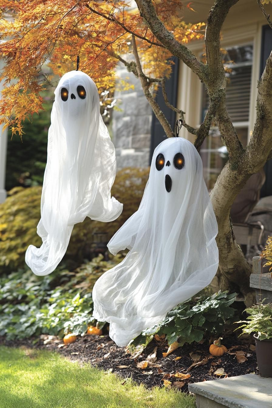 1. Spooky Garden Gauze Drapes - photo 2