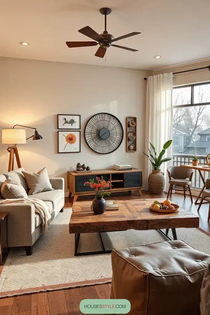 Steps to Nail the Modern Rustic Living Room Style - photo 2