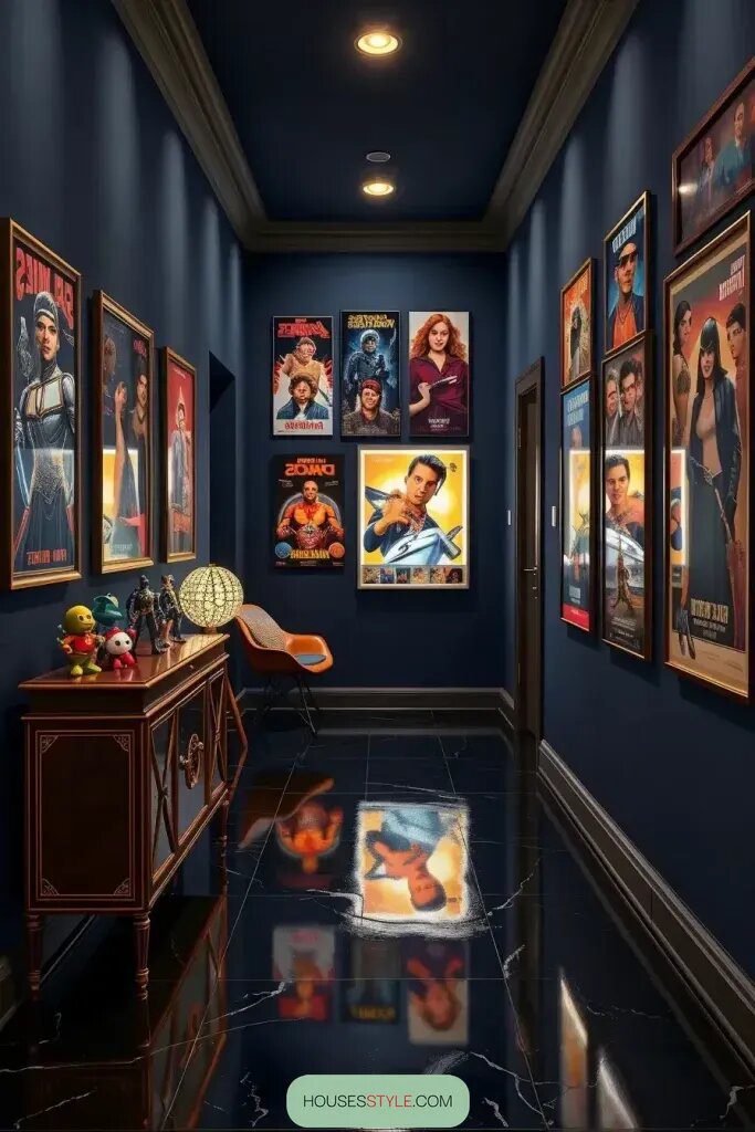Surprising Pop Culture Touches in Hallway Design