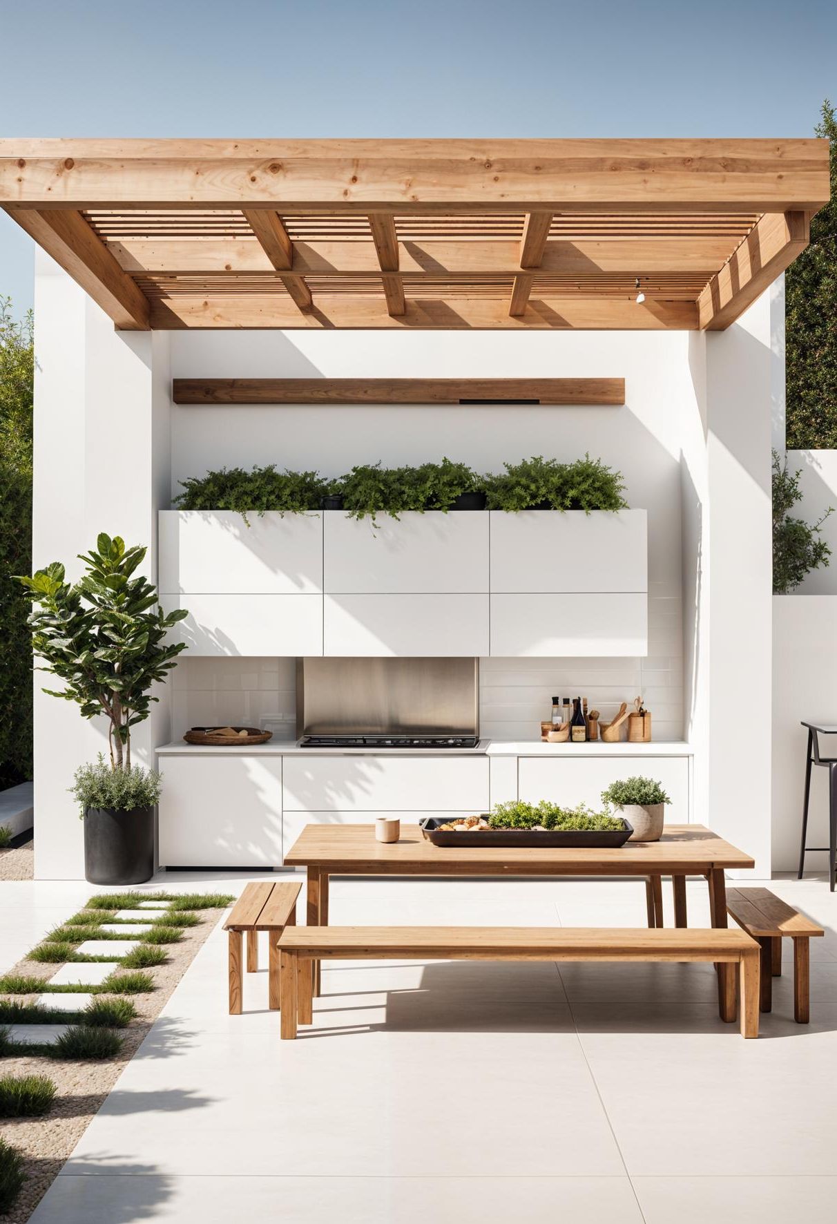 18. Nordic-Inspired Outdoor Kitchen Style - photo 3