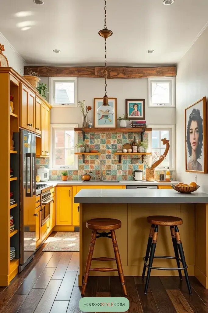 Vibrant Yellow Kitchen Cabinets to Brighten Your Home - photo 2