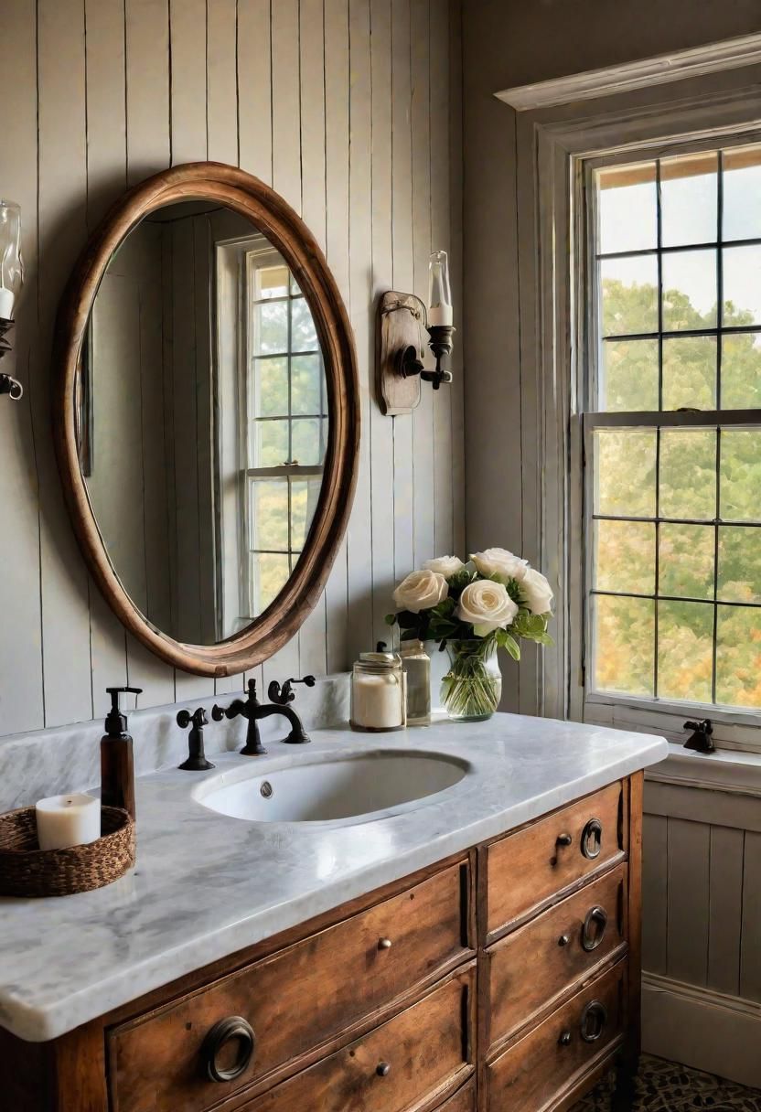 6. Rustic Vanity Makeover Ideas