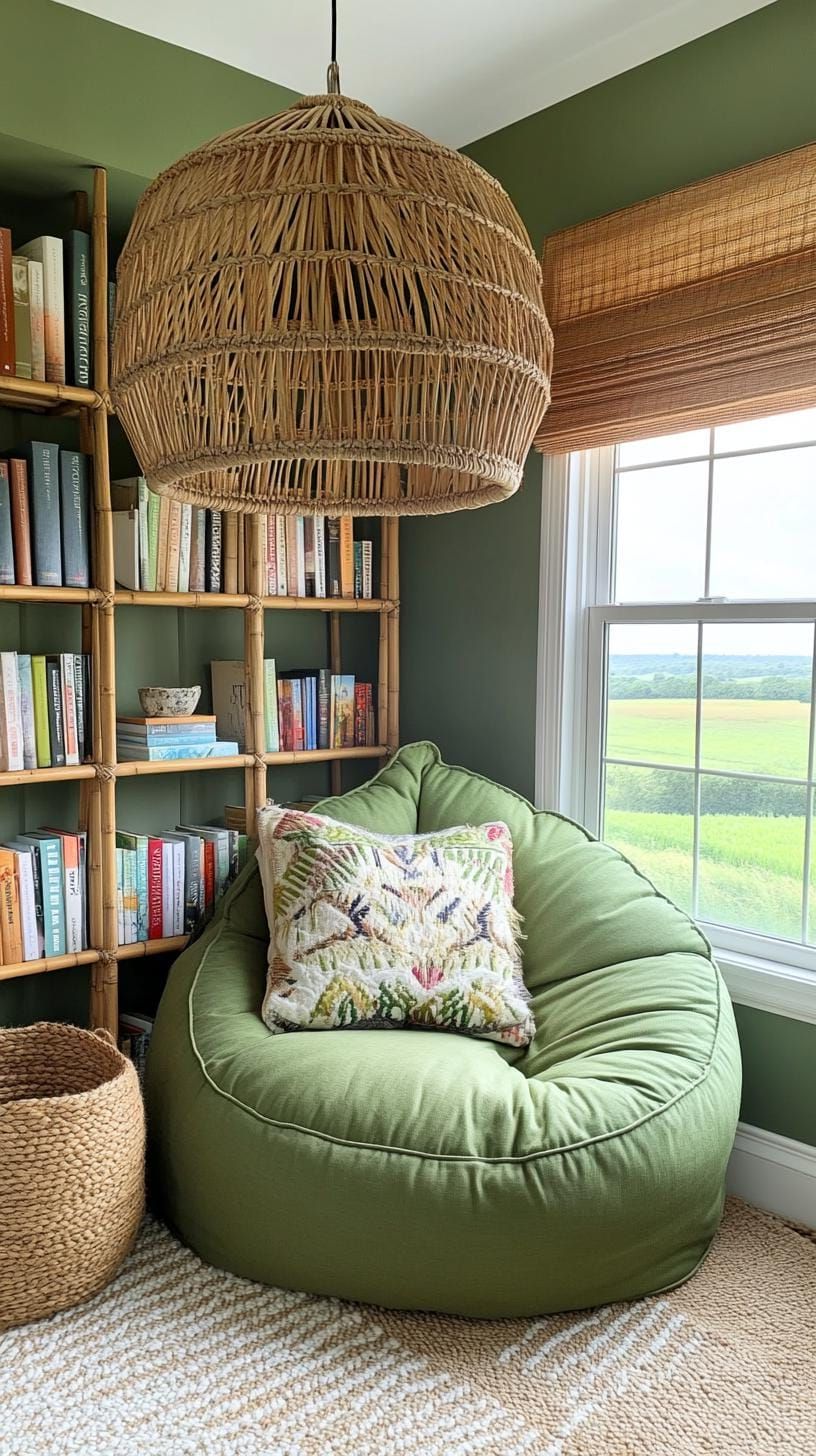 25. A Cozy Nature Nook