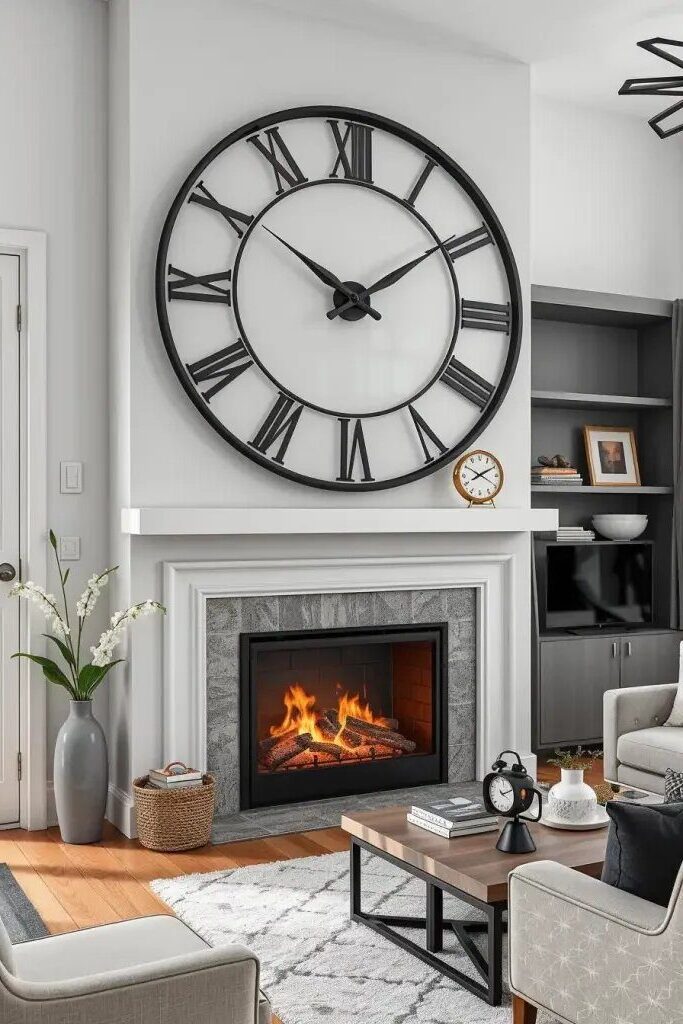 1. Adding Vintage Character to a Modern Living Room