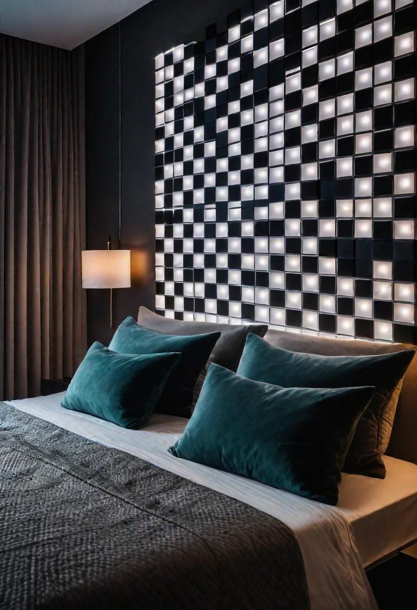 24. Wall-Mounted LED Chess Board