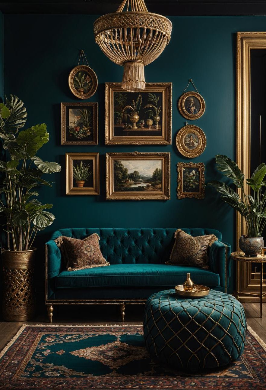18. Antique-Inspired Boho Design