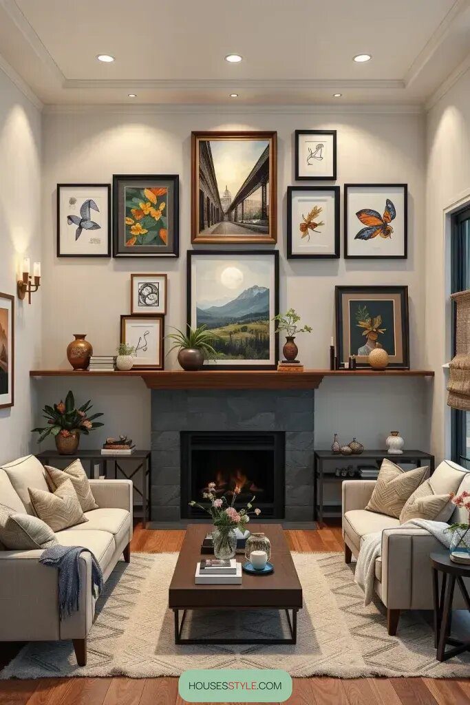 Building Dimension with Shadow Boxes and Layered Wall Decor - photo 2