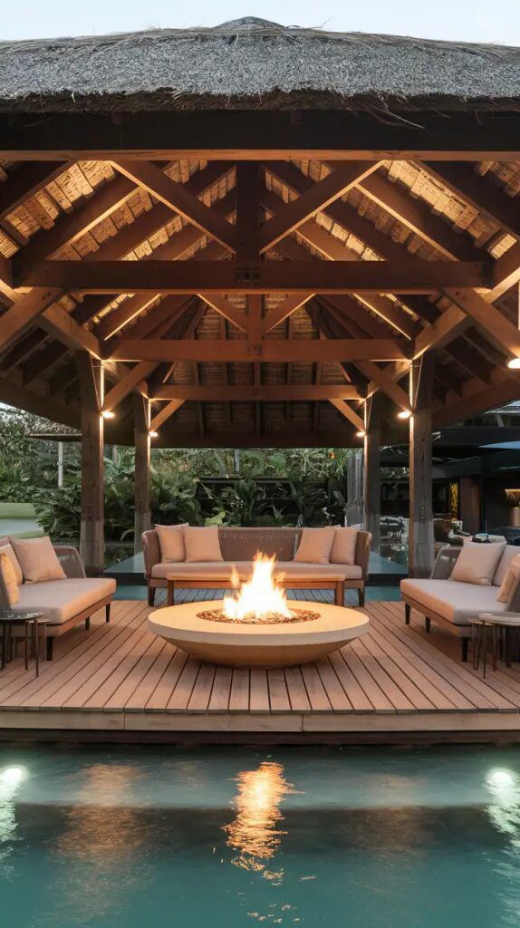 Fire Pit Pergola Designs for a Stylish Retreat