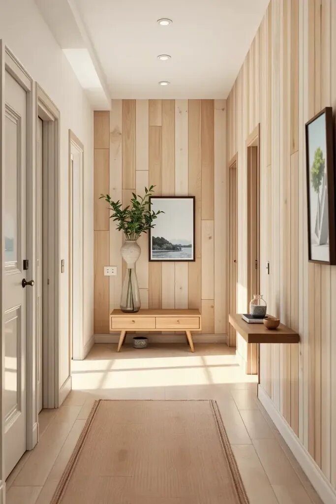 Scandinavian Light Wood for a Cozy Hallway Gallery - photo 3