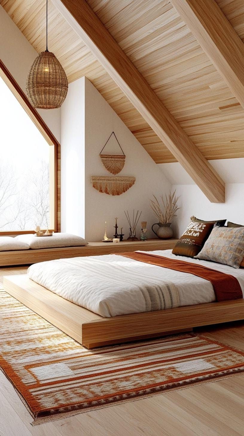 6. Serene Zen Loft Bedroom Inspiration - photo 2