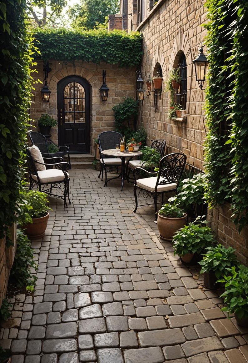 4. Old-World Cobblestone Patio Style - photo 2