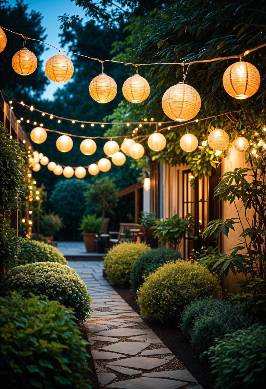 30. String Light Sphere Projects - photo 2