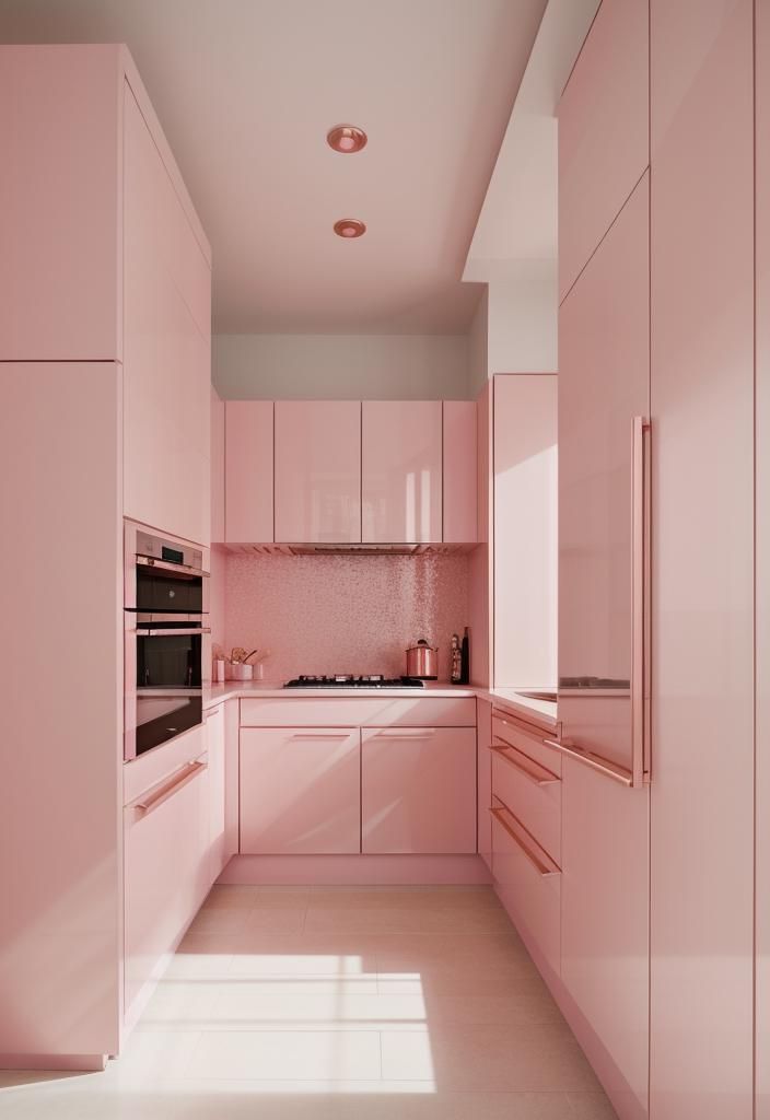 2. Rose Gold Hardware Accents