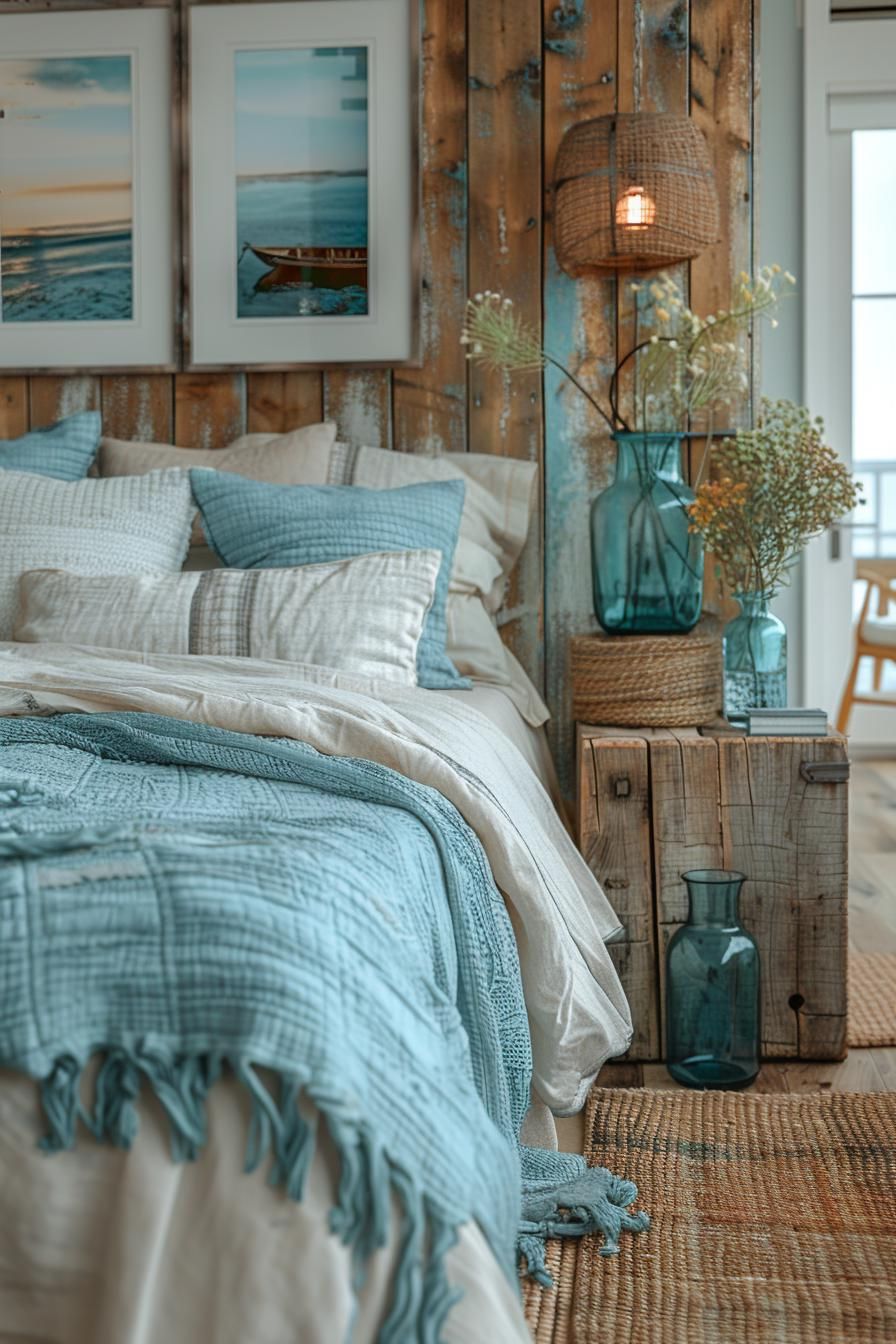 15. Weathered Fence-Style Bed Frame - photo 2
