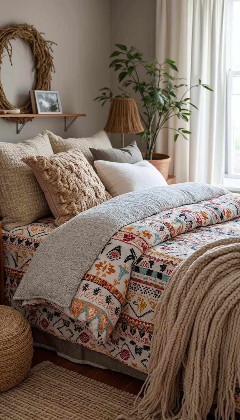 10. Mix-and-Match Bedding Ideas