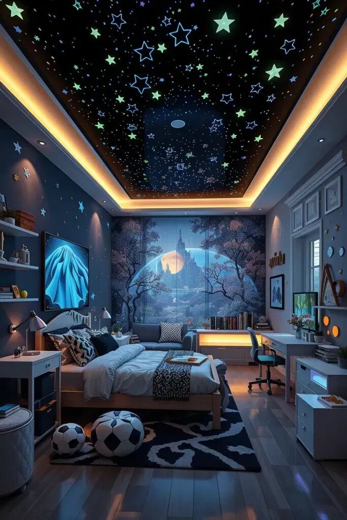 13- Glow-in-the-Dark Decor for Kids Rooms - photo 2