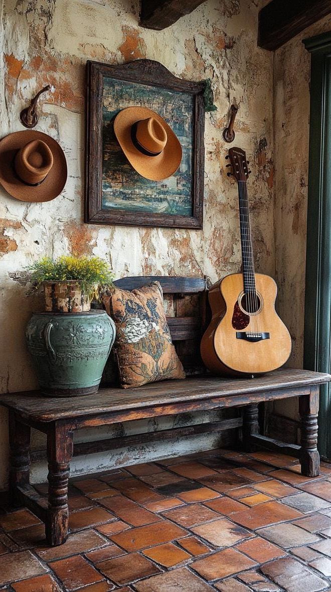 21. Entryway With Cowboy Hats and Collectibles - photo 2