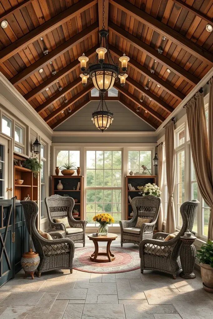 Vaulted Ceiling Screened Porch Designs