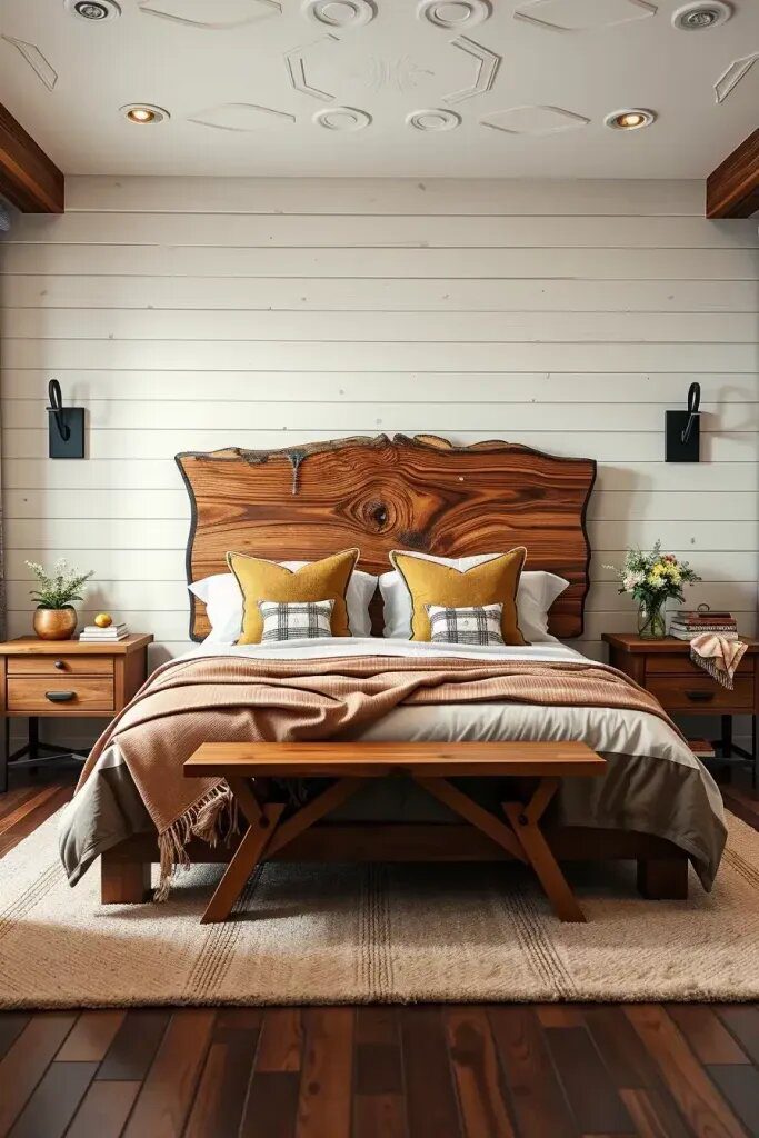 Statement Headboards With Rustic Appeal - photo 2