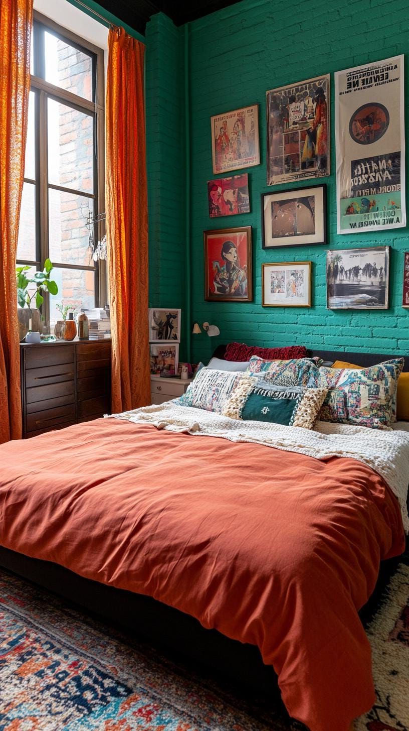 12. Witchy vintage posters and eclectic decor mix - photo 2