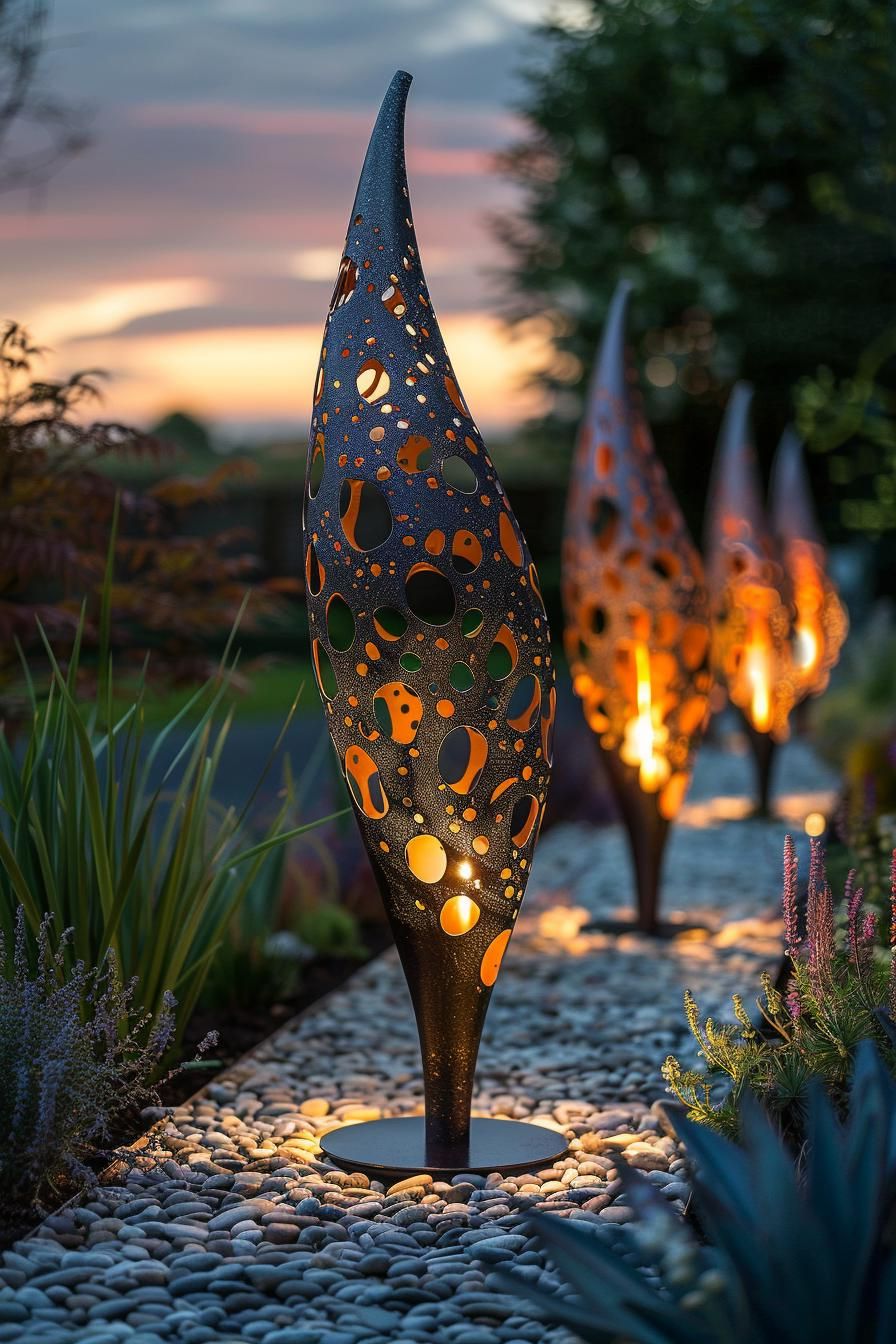 8. Organic Seed Pod Sculptures