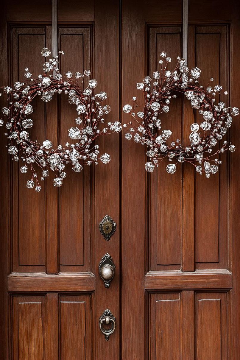 1. Dazzling Crystal Wreath Ideas - photo 2