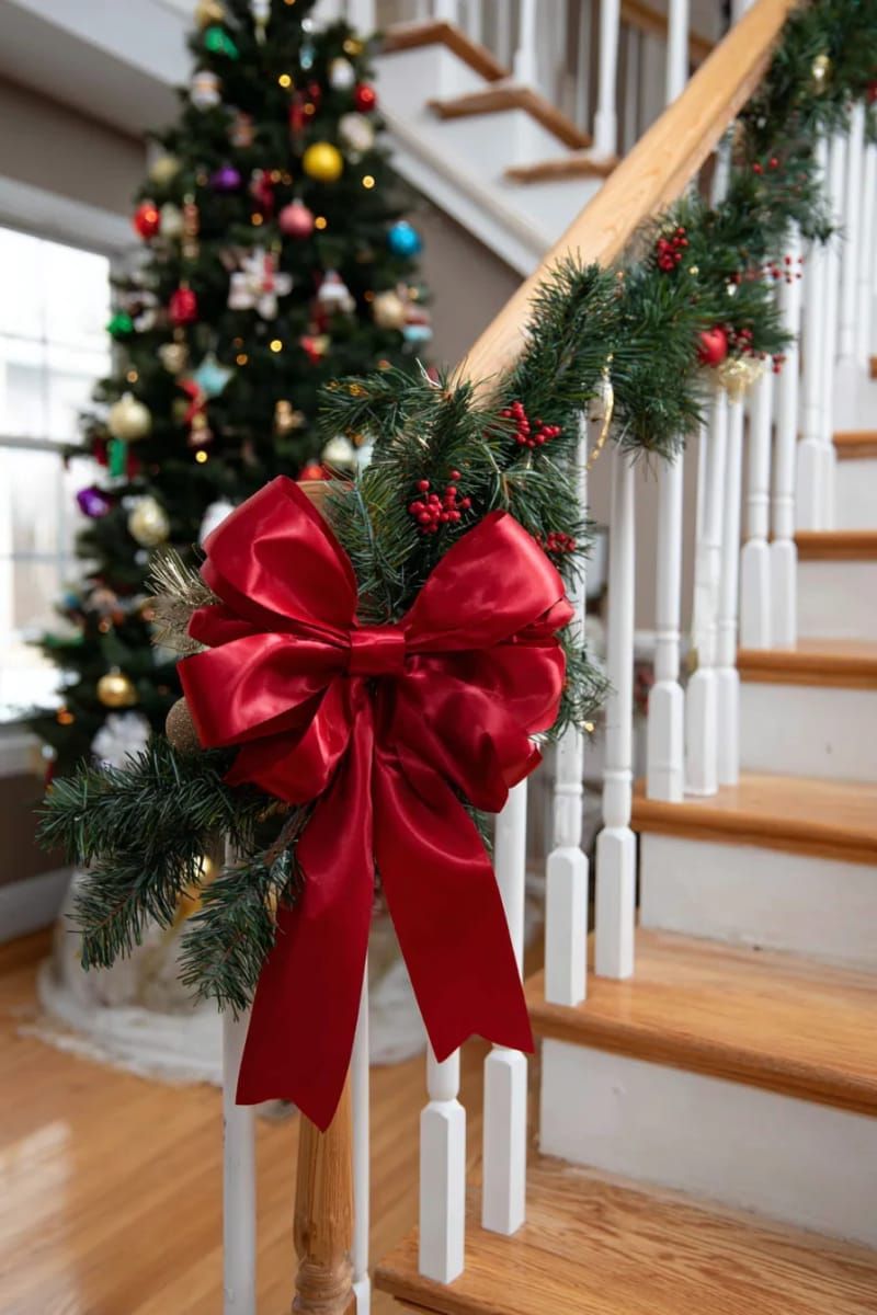 13. Oversized Ribbon Bow for Stairs or Doors - photo 2