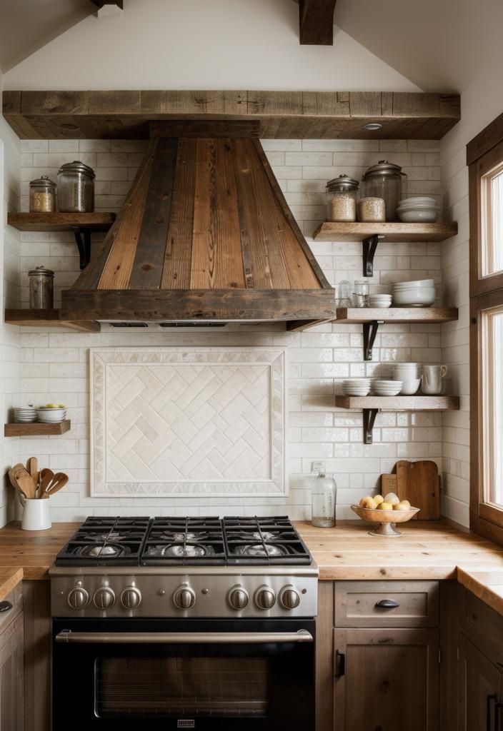 28. Rustic Wood Backsplash Looks - photo 2