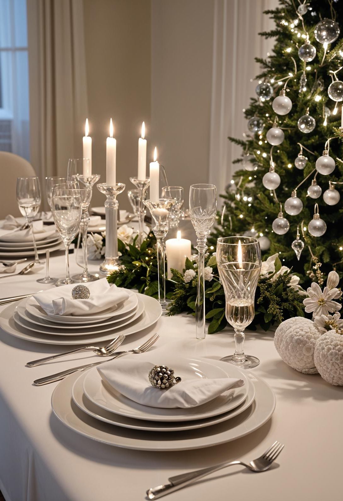 10. Chic Holiday Table Setting Ideas