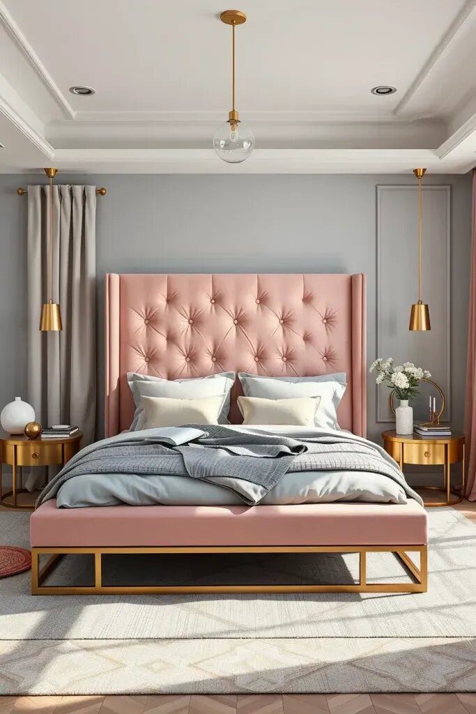 Cozy Gray and Blush Bedroom Makeovers - photo 2
