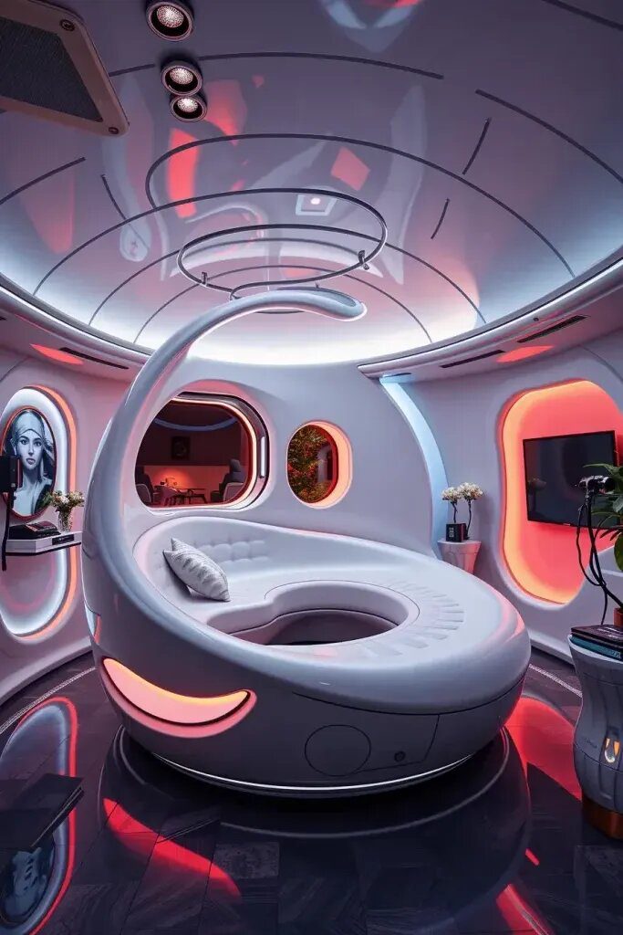 Seat Pods for a Cozy, Futuristic Feel