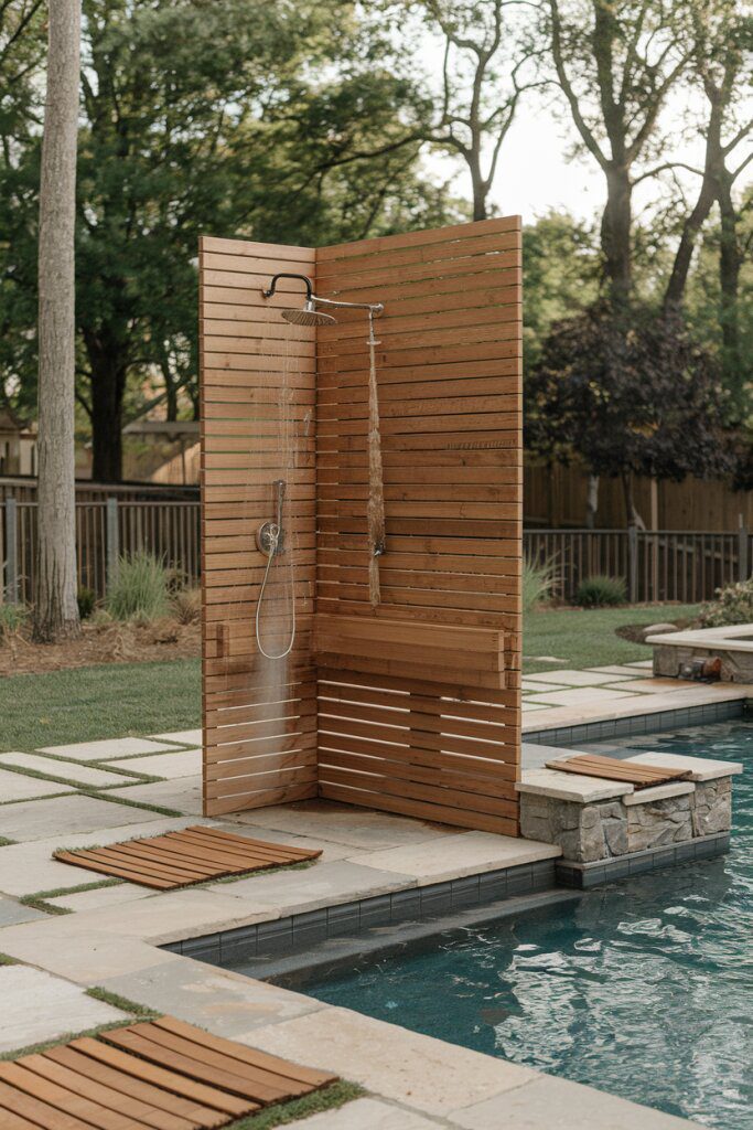 Outdoor Showers for a Spa-Like Finish