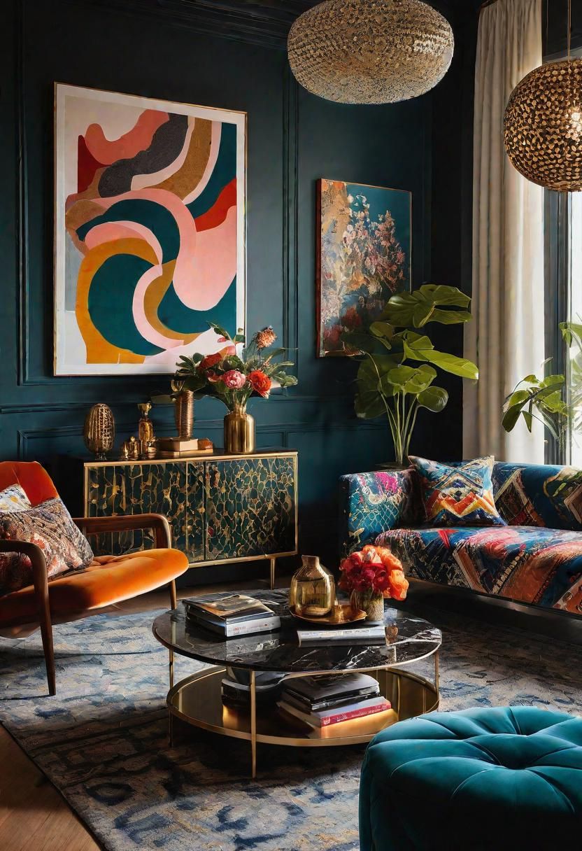 37. Eclectic Living Room Decor Ideas