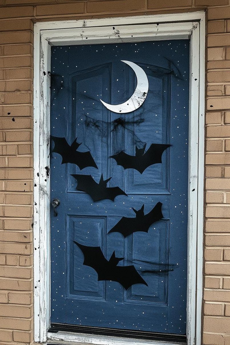 13. Mystical Halloween Door Decor