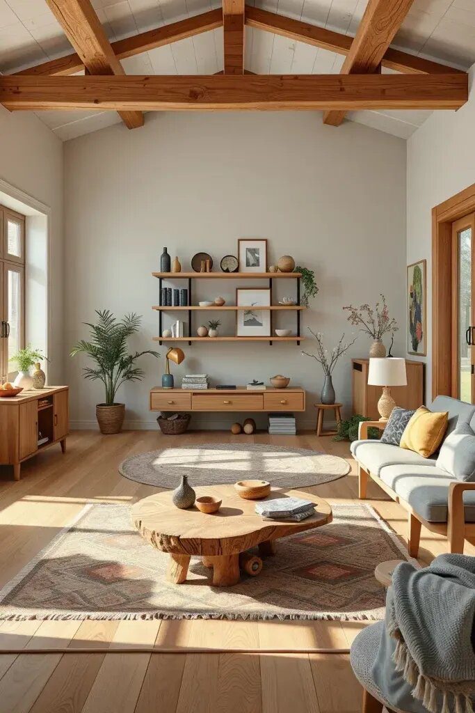 Light Wood for a Soft, Organic Feel