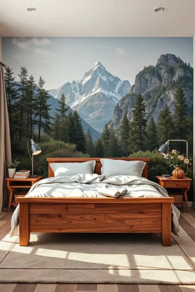 Nature-Themed Murals for a Calm Space - photo 2