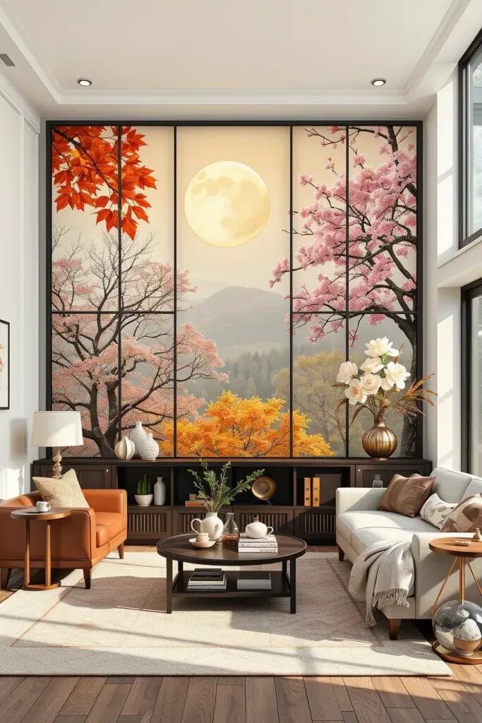 Colorful Seasonal Mural Ideas for Any Room - photo 2