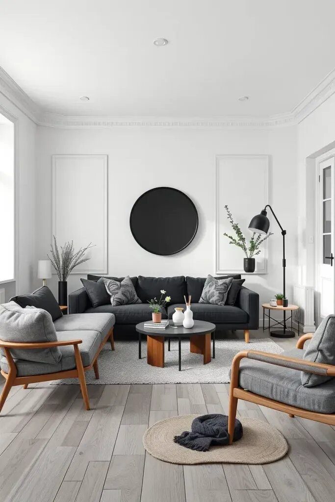 Bold Monochrome Looks for Your Living Room