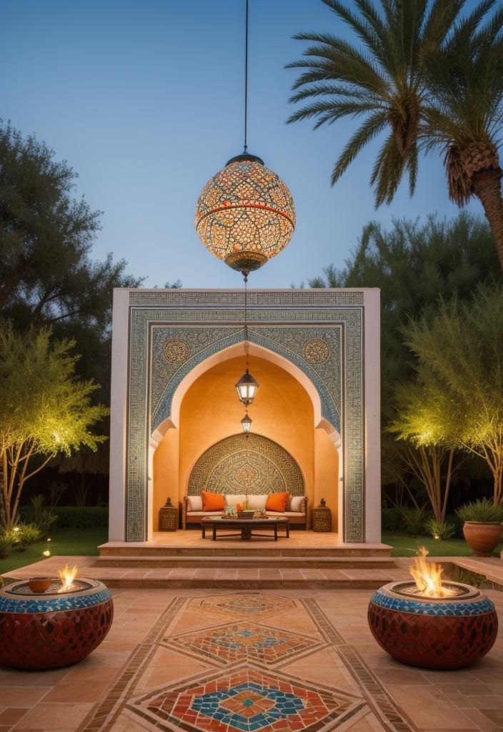 16. Moroccan Oasis Outdoor Kitchen Inspiration