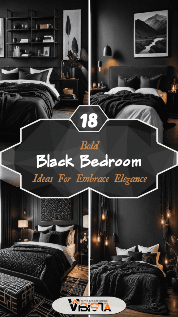 18 Bold Black Bedroom Ideas: Embrace Elegance