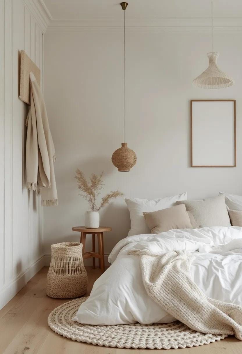14. Scandi-Boho Style with Light Woods