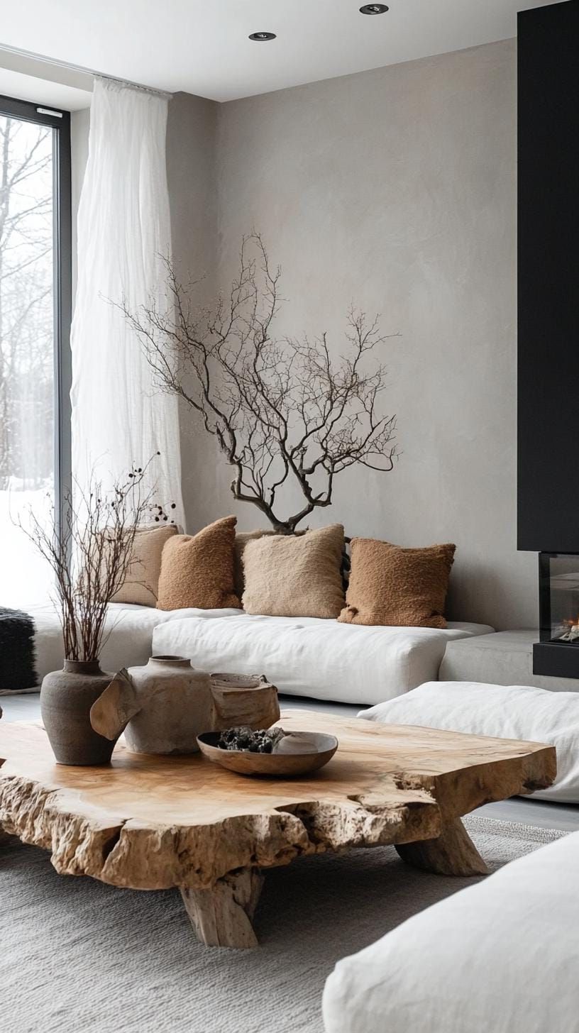 2. Low-Profile Wood Coffee Tables With Live Edges - photo 3