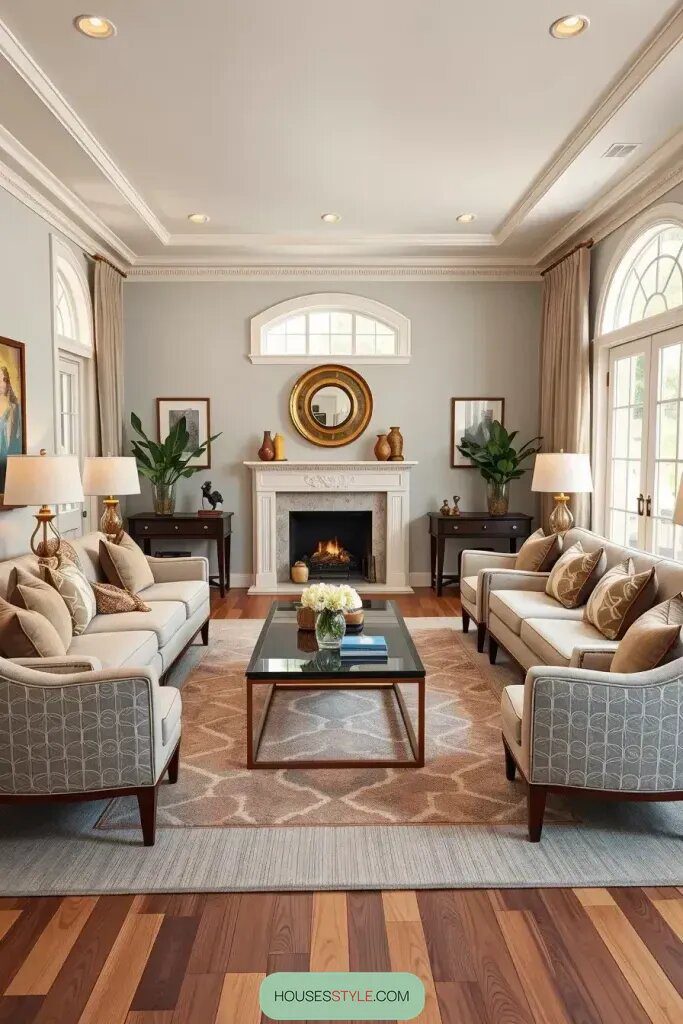 Building a Balanced Layout For A Cozy Living Room